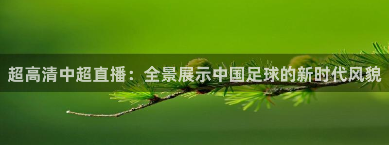 小九nba免费直播：超高清中超直播：全景展示中国足球的新时代风貌